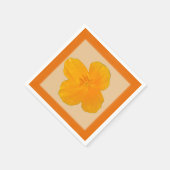 カリフォルニアポピー紙ナプキン スタンダードカクテルナプキン (角)