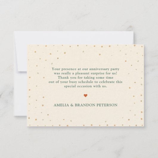 カリフォルニアポピー結婚ズ記念日 サンキューカード (裏面)