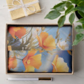 カリフォルニアポピー鮮やかズメドウ 薄葉紙 (ギフト)