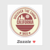 カリフォルニアポピー - カリフォルニア州の州花 シール (シート)