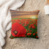 カリフォルニアポピー クッション (ブランケット)