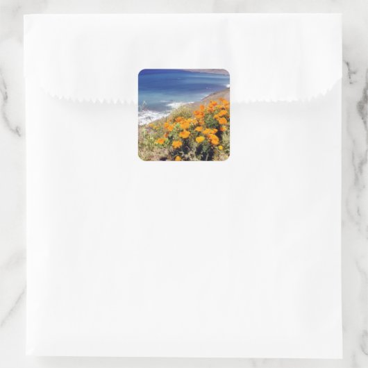 カリフォルニアポピー スクエアシール (バッグ)