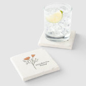 カリフォルニアポピー ストーンコースター (横)