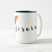 カリフォルニアポピー ツートーンマグカップ (正面右)