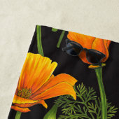 カリフォルニアポピー ビーチタオル (インサイチュ)