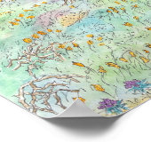 カリフォルニアポピー ポスター (角)