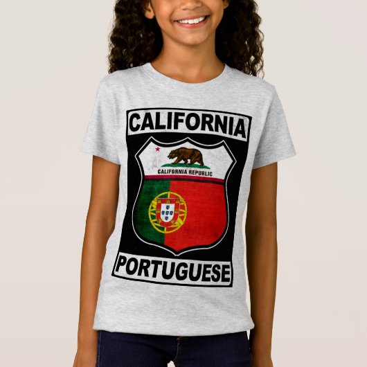 カリフォルニアポルトガル系アメリカンティー Tシャツ (正面)