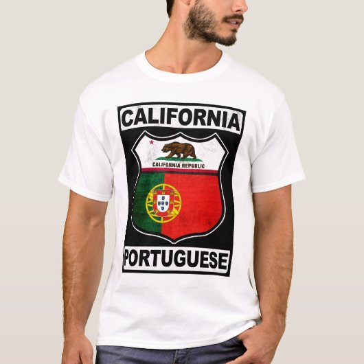 カリフォルニアポルトガル系アメリカ人 Tシャツ (正面)