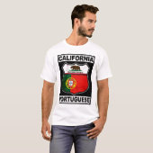 カリフォルニアポルトガル系アメリカ人 Tシャツ (正面フル)