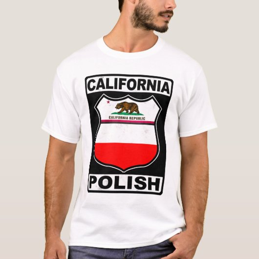カリフォルニアポーランドアメリカンティー Tシャツ (正面)