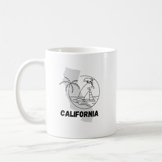カリフォルニアマグ コーヒーマグカップ (左)