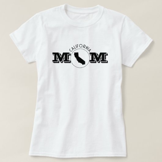 カリフォルニアママ Tシャツ (デザイン正面)