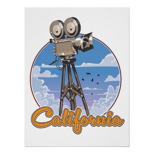 カリフォルニアムービーカメラ ポスター (正面)