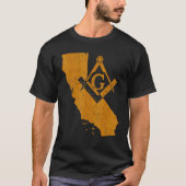 カリフォルニアメイソングランドロッジアークラドロッジファーザー Tシャツ (正面)