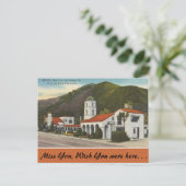 カリフォルニアモーテルインサンルイスオビスポ ポストカード (スタンド正面)