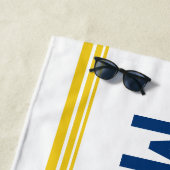 カリフォルニアライセンスプレートレトロスタイルカスタム ビーチタオル (インサイチュ)