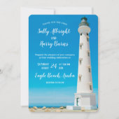 カリフォルニアライトハウスアルバ行き先結婚式 招待状 (正面)