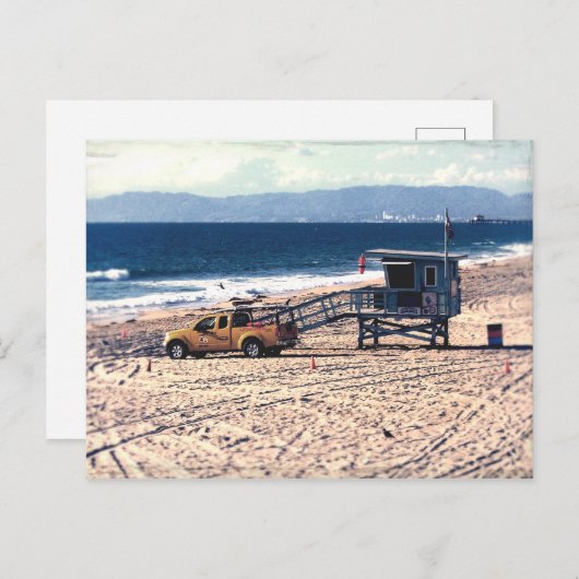 カリフォルニアライフガードステーション ポストカード (正面/裏面)