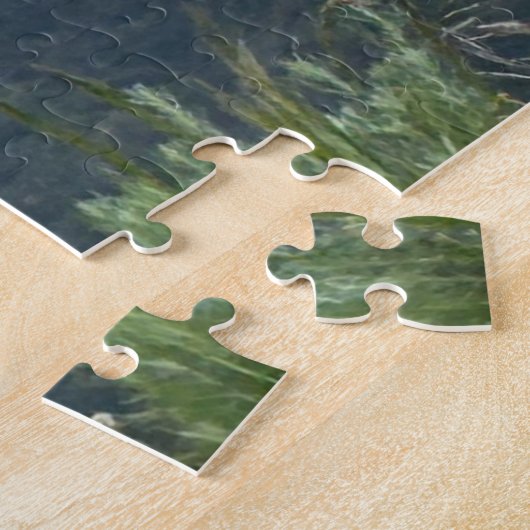 カリフォルニアラグナビーチマウンテンサンセット ジグソーパズル (側面)