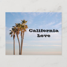 カリフォルニアラブ |ヤシの木 ポストカード
