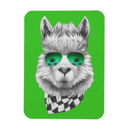 カリフォルニアラマ マグネット (縦)