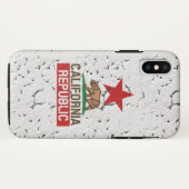 カリフォルニアリパブリックピーリング絵を描スタイル Case-Mate iPhoneケース (裏面(横))
