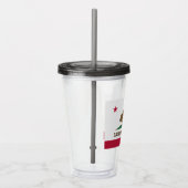 カリフォルニアリパブリック熊の国旗：カリゴールデン州 アクリルタンブラー (右)