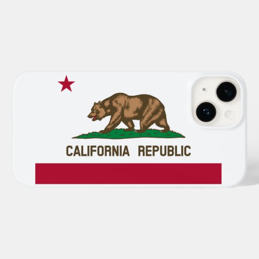 カリフォルニアリパブリック熊の国旗：カリゴールデン州 Case-Mate iPhoneケース (裏面 (横))
