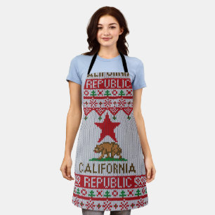カリフォルニアリパブリック醜いクリスマスセータースタイル エプロン