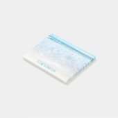 カリフォルニアリラックス州の海波ビーチ写真カスタム ポストイット (アングル)