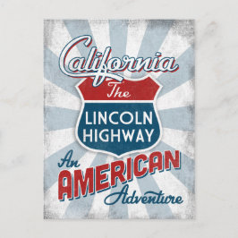 カリフォルニアリンカーンハイウェイヴィンテージアメリカ ポストカード