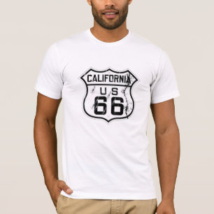 カリフォルニアルート66歴史的クールtシャツデザイン tシャツ