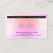 カリフォルニアレインボートレンディーが点字を乾燥させる 名刺 (裏面)