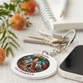 カリフォルニアレッドウッズ キーホルダー (正面右)