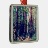 カリフォルニアレッドウッド メタルオーナメント (右)