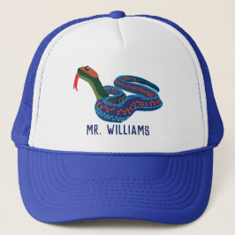 カリフォルニアレッドサイドガータースネークパーソナライズされた キャップ