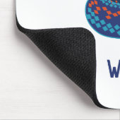 カリフォルニアレッドサイドガータースネークパーソナライズされた マウスパッド (コーナー)