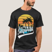 カリフォルニアレトロサンセットTシャツ Tシャツ (正面)