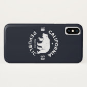 カリフォルニアロゴ|ザゴールデン州 Case-Mate iPhoneケース (裏面(横))