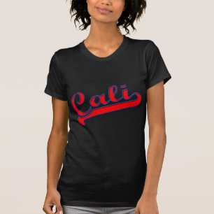 カリフォルニアロゴ(赤)青 Tシャツ
