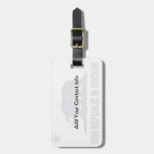 カリフォルニアロックインベアーラゲッジタグ ラゲッジタグ (正面縦)