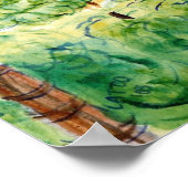 カリフォルニアワイナリーヴィネヤードポスターアートプリント ポスター (角)