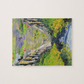 カリフォルニアワイナリー、Carmelの夏のブドウ園のつる植物 ジグソーパズル (横)