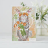 カリフォルニアワイルドファイアレリーフ、 浮き彫り資金調達者カード サンキューカード (スタンド正面)