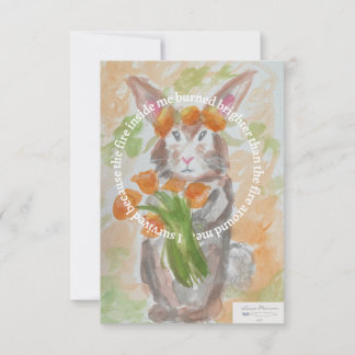 カリフォルニアワイルドファイアレリーフ、 浮き彫り資金調達者カード サンキューカード