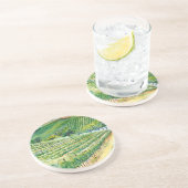 カリフォルニアワインヴィネヤードランドスケープドリンクコースター コースター (側面)