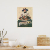 カリフォルニアヴィンテージフルーツレディのポスター ポスター (キッチン)