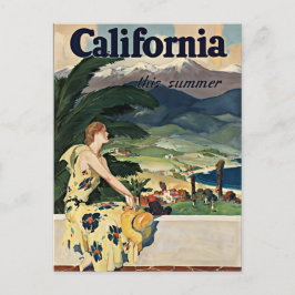 カリフォルニアヴィンテージ旅行はがき ポストカード