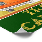 カリフォルニアヴィンテージ旅行ポスター ポスター (角)