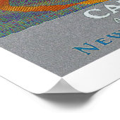 カリフォルニアヴィンテージ旅行 ポスター (角)